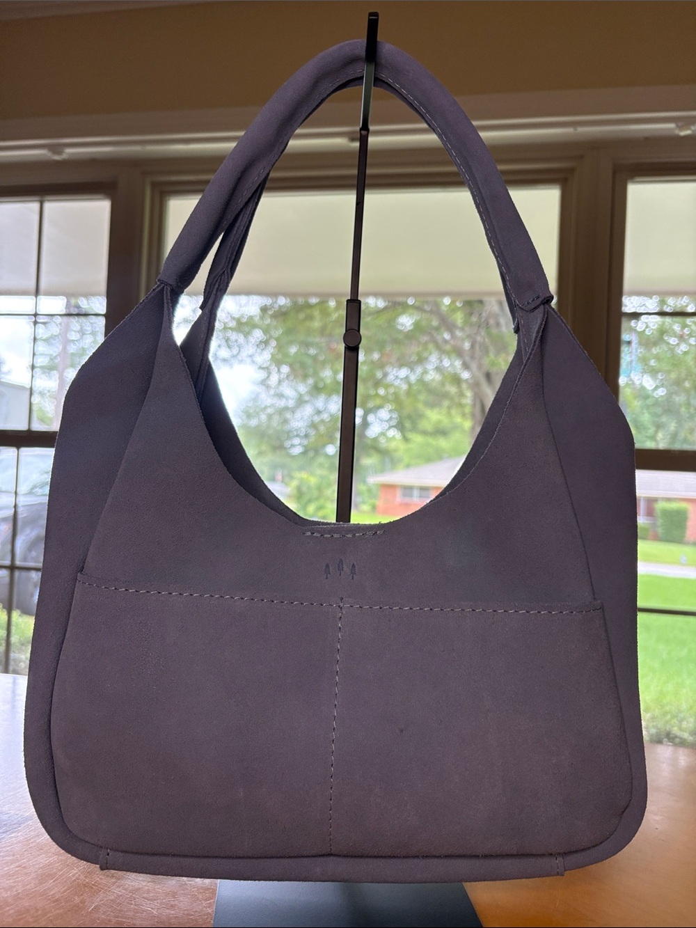 Portland Leather Medium Madison in Denim Suede